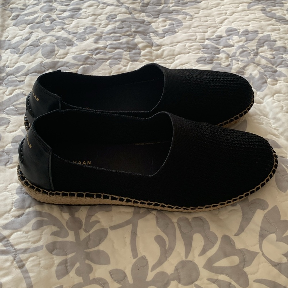 Cole Haan black loafers, size 11 - Picture 2 of 5